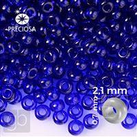 Preciosa rokajl 11/0 2,1 mm Modrá 30100 50 g