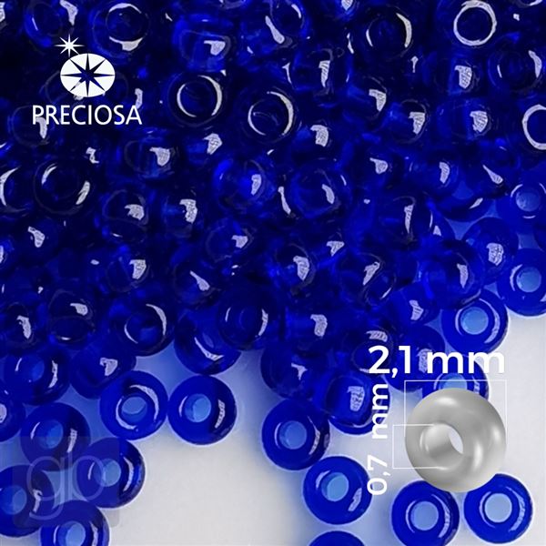 Preciosa rokajl 11/0 2,1 mm Modr 60300 50 g