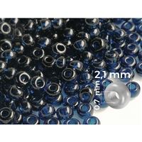 Preciosa rokajl 11/0 2,1 mm Modrá 60100 50 g