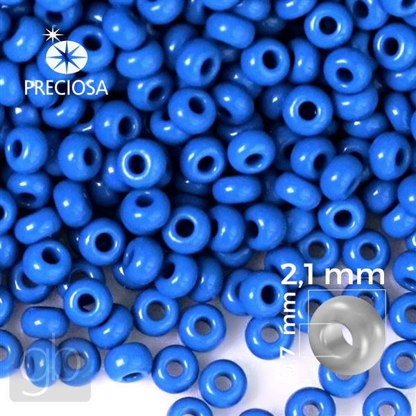 Preciosa rokajl 11/0 2,1 mm Modr 33210 50 g