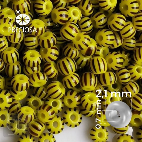 Preciosa STRIPED 11/0 2,1 mm lut ern 83501 50 g