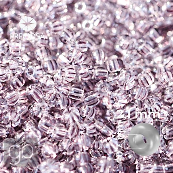 Preciosa STRIPED 11/0 2,1 mm �ir� �ern� 00491 50 g