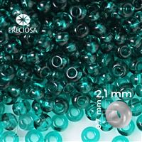 Preciosa rokajl 11/0 2,1 mm Zelená 50710 50 g