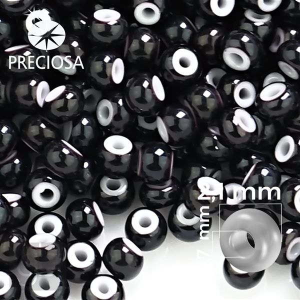 Preciosa Cornelian 11/0 2,1 mm �ern� 23798 50 g