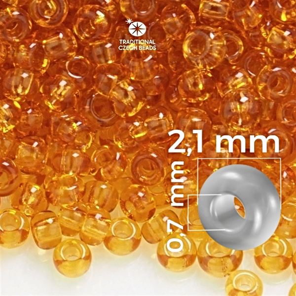 Preciosa rokajl 11/0 2,1 mm Hn�d� 10070 50 g