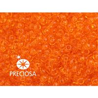 Preciosa korálky rokajl 11/0 - 2,1 mm Oranová (90000) 50g