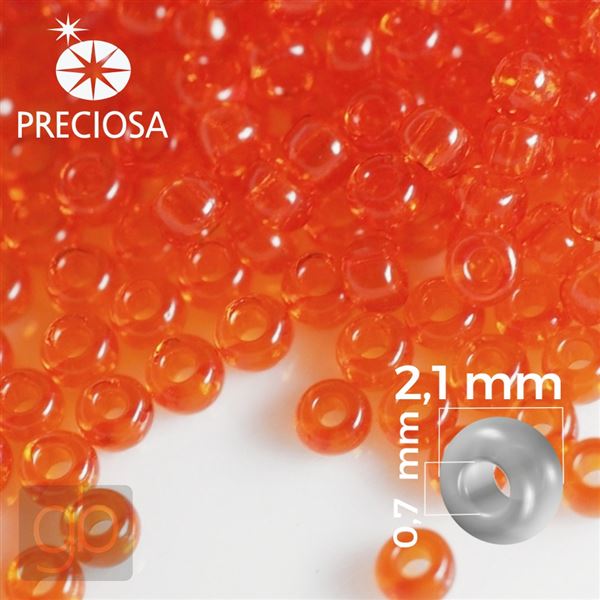 Preciosa rokajl 11/0 2,1 mm Oranov 90030 50 g