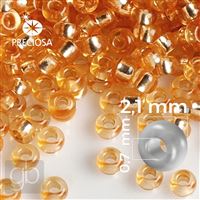 Preciosa 11/0 2,1 mm Oranžová (PV11147) 20 g