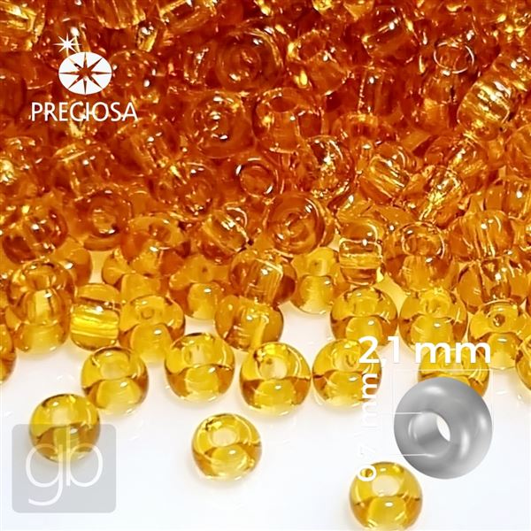 Preciosa rokajl 11/0 2,1 mm Hn�d� 10070 20 g