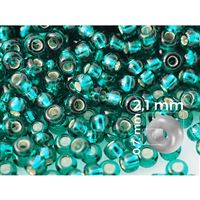 Preciosa korálky rokajl 11/0 - 2,1 mm Zelená (57710) 20g