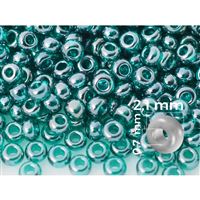 Preciosa korálky rokajl 11/0 - 2,1 mm Zelená (50710) 50g
