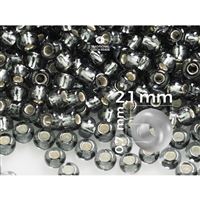 Preciosa korálky rokajl 11/0 - 2,1 mm �edá (47010) 20 g