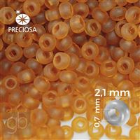 Preciosa rokajl 11/0 2,1 mm Hn�dá MATT 10090 50 g