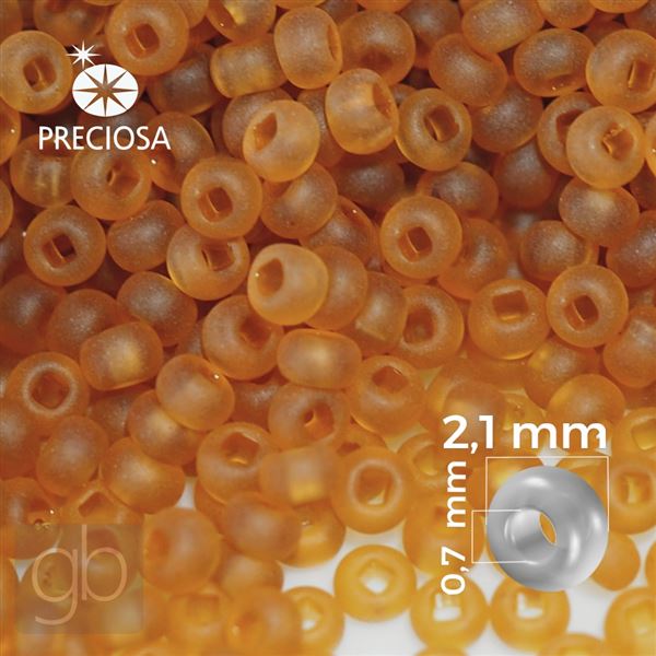 Preciosa rokajl 11/0 2,1 mm Hn�d� MATT 10090 50 g