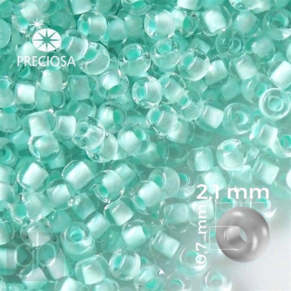 Preciosa rokajl 11/0 2,1 mm Zelen 38653 50 g