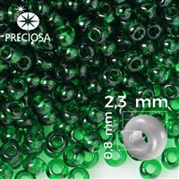 Preciosa rokajl 11/0 2,1 mm Zelená 50060 50 g