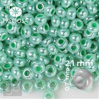 Preciosa rokajl 11/0 2,1 mm Zelená 37356 20 g