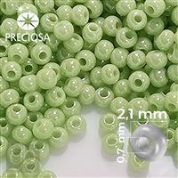 Preciosa rokajl 11/0 2,1 mm Zelená 53411 50 g
