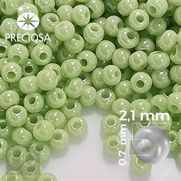 Preciosa rokajl 11/0 2,1 mm Zelen� 53411 50 g