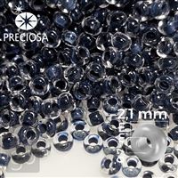 Preciosa rokajl 11/0 2,1 mm Modrá 01006B 20 g