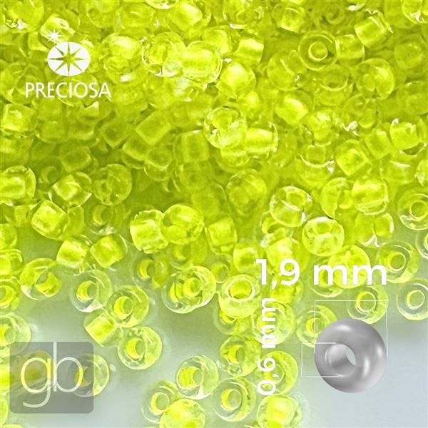 Preciosa rokajl 12/0 1,9 mm �lut� NEON 50 g