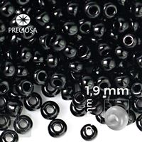 Preciosa rokajl 12/0 1,9 mm erná 23980 50 g