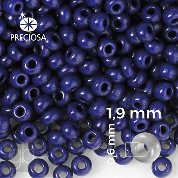 Preciosa rokajl 12/0 1,9 mm Modr 33070 20 g