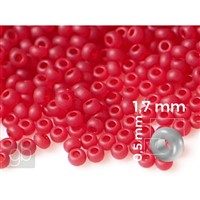 Preciosa 13/0 1,7 mm Červená MAT (90070) 50 g