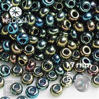 Preciosa rokajl 13/0 1,7 mm IRIS Zelená 59155 50 g