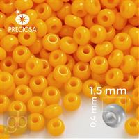 Preciosa rokajl 15/0 1,5 mm Oranová 93110 20 g