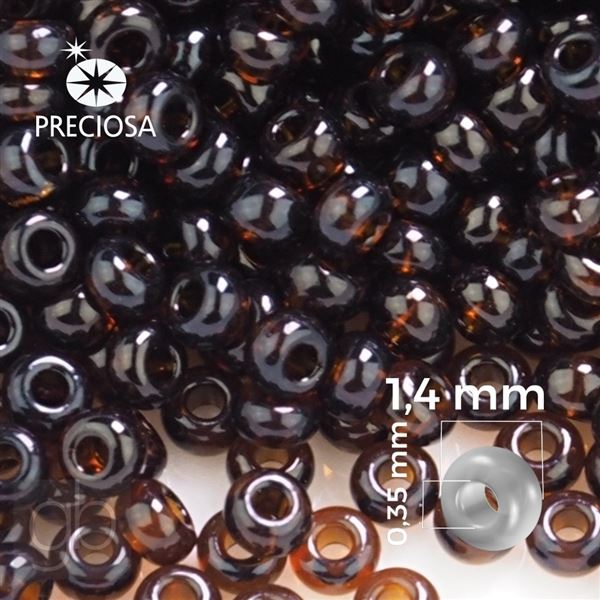 Preciosa rokajl 16/0 1,4 mm Hn�d� 10140 20 g