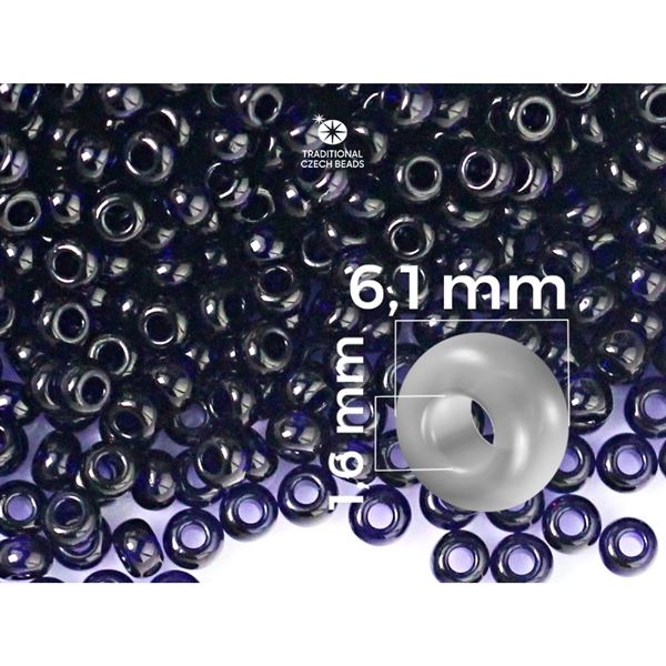 Preciosa kor�lky rokajl 2/0 6,1 mm Modr� (30110) 20 g