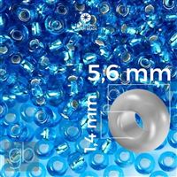 Preciosa korálky rokajl 3/0 5,6 mm Modrá (67150) 20 g