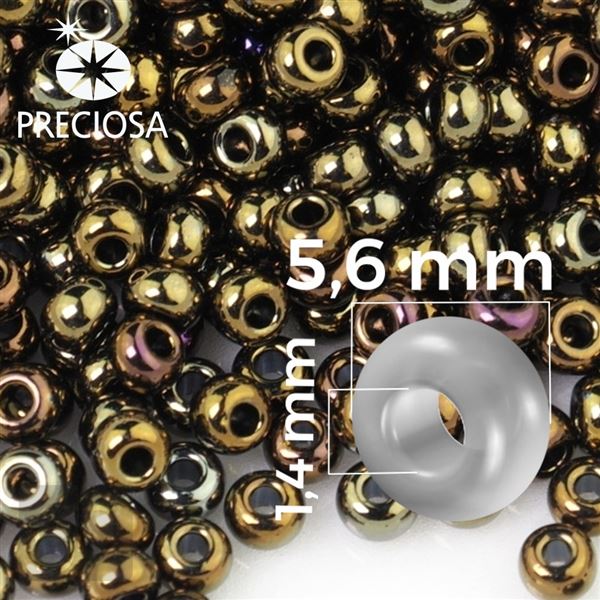 Preciosa rokajl 3/0 5,6 mm Hn�d� IRIS 59115 50 g