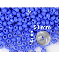 Preciosa korálky rokajl 4/0 5,1 mm Modrá (33040) 20 g