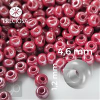 Preciosa rokajl 5/0 4,6 mm ervená 98190 50 g