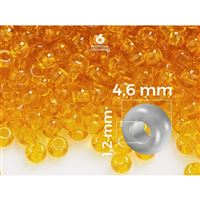 Preciosa korálky rokajl 5/0 4,6 mm Oranová (80060) 20 g