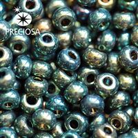 Preciosa rokajl 6/0 4,1 mm Hn�dá Zelená 19155 20 g