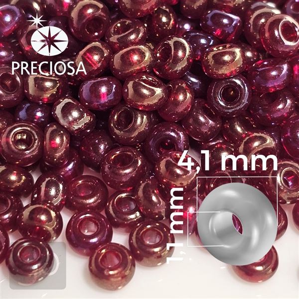 Preciosa rokajl 6/0 4,1 mm �erven� 91120 20 g
