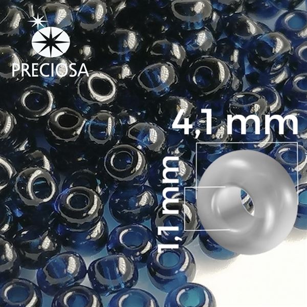 Preciosa rokajl 6/0 4,1 mm Modr� 60100 20 g