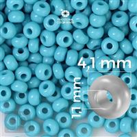 Preciosa rokajl 6/0 4,1 mm Modrá 63030 20 g