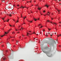 Preciosa rokajl 6/0 4,1 mm ervená 93190 20 g