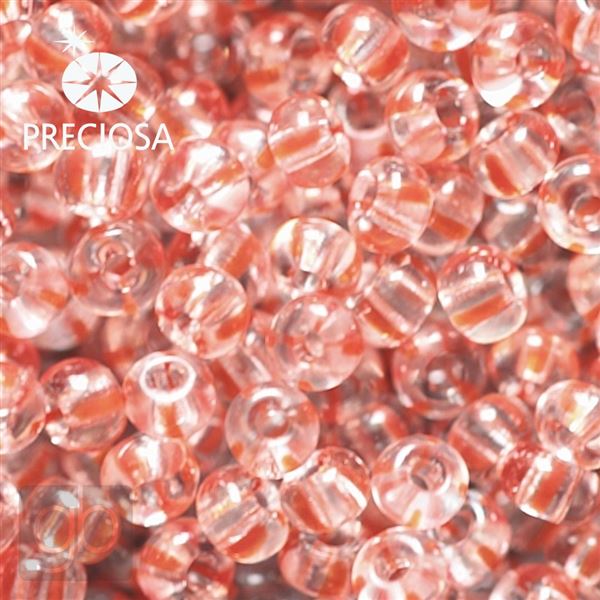 Preciosa STRIPED rokajl 6/0 4,1 mm �ir� �erven� 00890 20 g