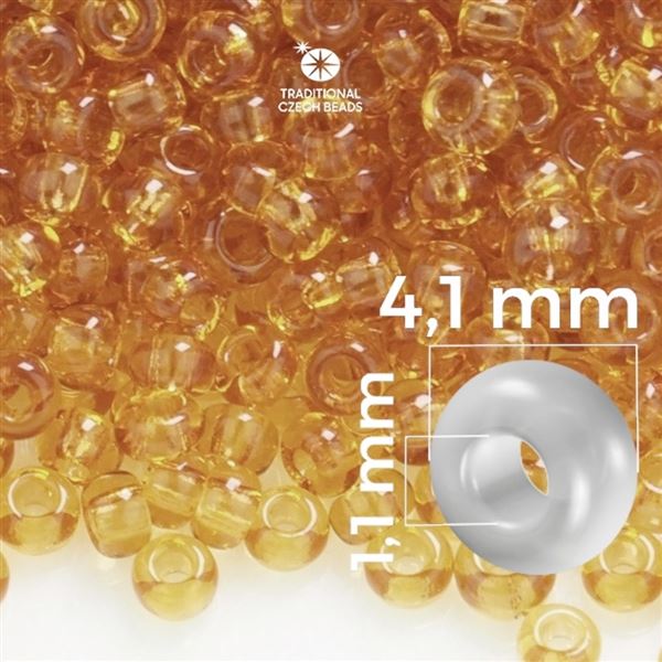 Preciosa rokajl 6/0 4,1 mm Hn�d� 10070 20 g