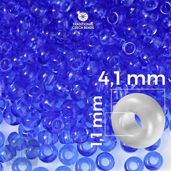 Preciosa rokajl 6/0 4,1 mm Modr 30050 20 g