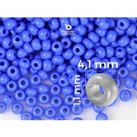 Preciosa korálky rokajl 6/0 4,1 mm Modrá (33040) 20 g