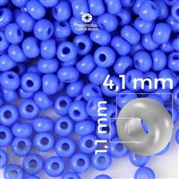 Preciosa rokajl 6/0 4,1 mm Modrá 33040 20 g