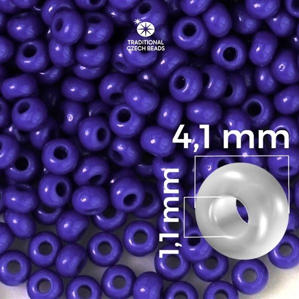 Preciosa rokajl 6/0 4,1 mm Modr� 33060 20 g