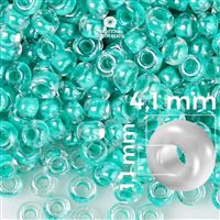 Preciosa rokajl 6/0 4,1 mm Zelená 38658 20 g