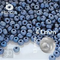 Preciosa rokajl 6/0 4,1 mm Modrá 18538 50 g